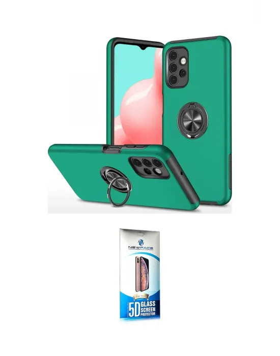 ieg™ Galaxy A72 Kılıf Odak Form Prime - Siyah 5D Eko Cam Ekran Koruyucu