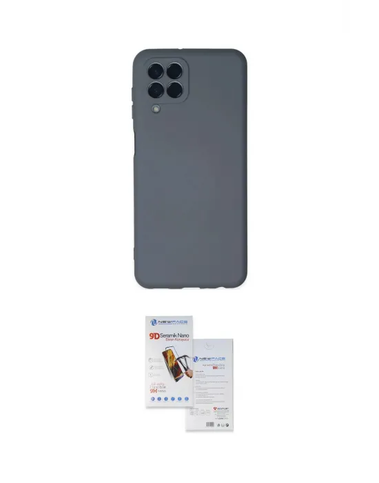 ieg™ Galaxy M33 Kılıf Ahenk Serisi - Siyah Seramik Nano Ekran Koruyucu