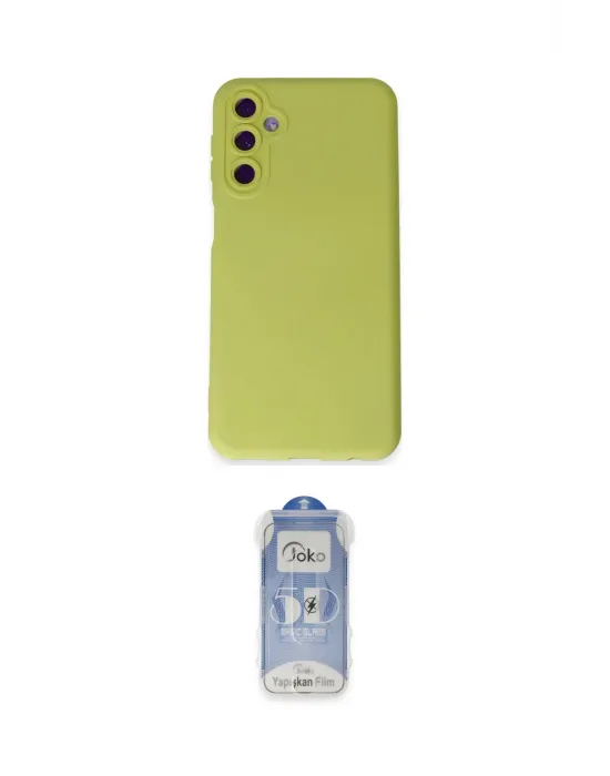 ieg™ Galaxy M34 5G Kılıf Ahenk Serisi - Siyah Joko Magic 5D Cam