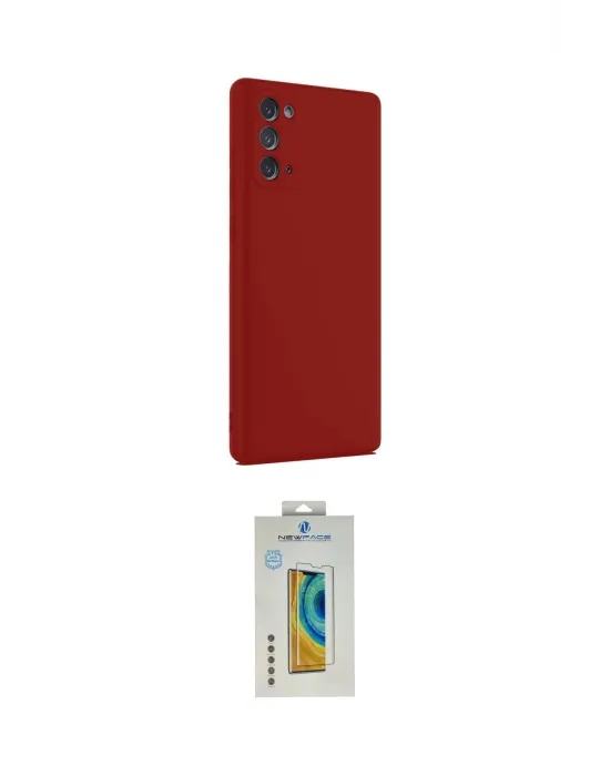 ieg™ Galaxy Note 20 Kılıf Kozmos Yansıma Özel Seri - Şeffaf Polymer Nano Ekran Koruyucu