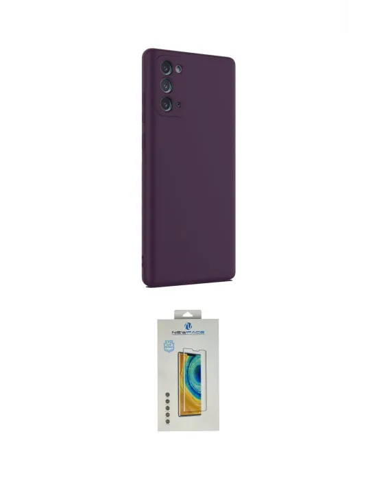 ieg™ Galaxy Note 20 Kılıf Kozmos Yansıma Özel Seri - Şeffaf Polymer Nano Ekran Koruyucu