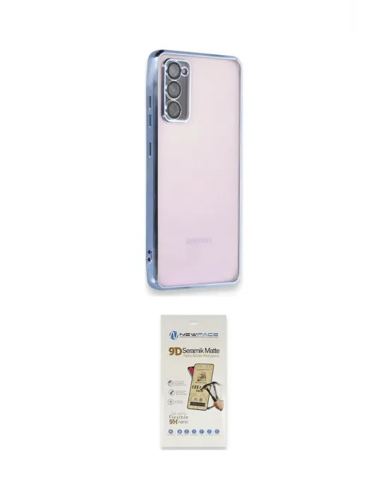 ieg™ Galaxy S20 FE Kılıf Vadi Minimal - Siyah Mat Seramik Nano Ekran Koruyucu