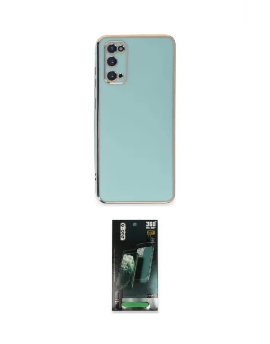 ieg™ Galaxy S20 Kılıf Yankı Serisi - Şeffaf 360 Full Body Arka Koruyucu