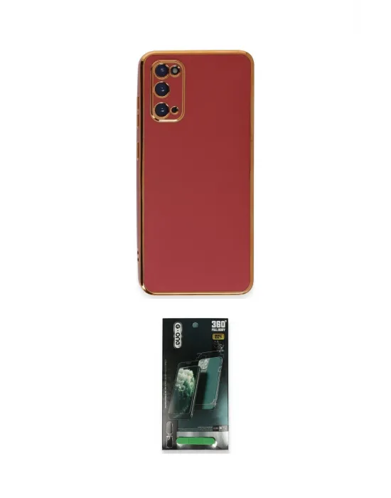 ieg™ Galaxy S20 Kılıf Yankı Serisi - Şeffaf 360 Full Body Arka Koruyucu