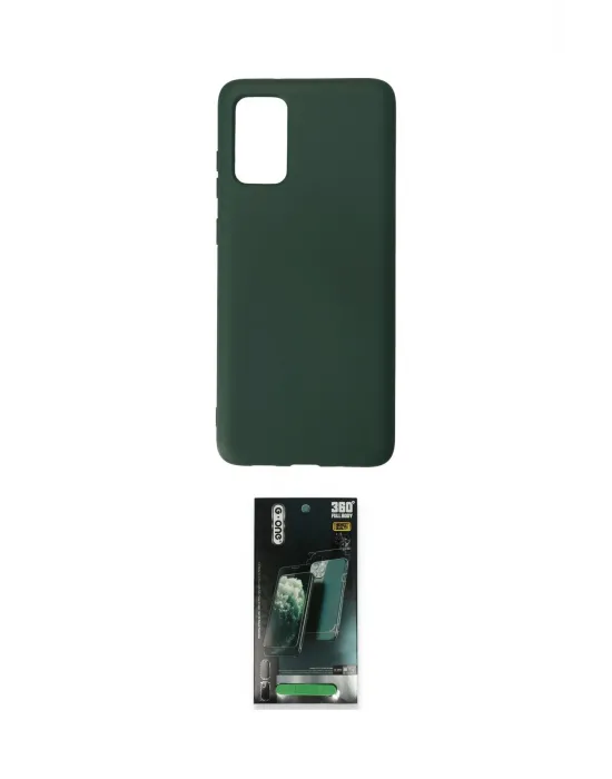 ieg™ Galaxy S20 Plus Kılıf Ahenk Serisi - Şeffaf 360 Full Body Arka Koruyucu