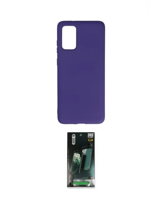 ieg™ Galaxy S20 Plus Kılıf Ahenk Serisi - Şeffaf 360 Full Body Arka Koruyucu