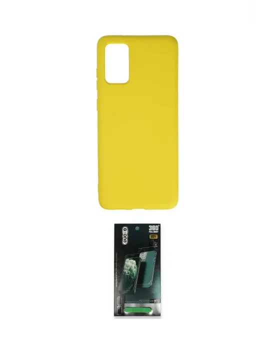 ieg™ Galaxy S20 Plus Kılıf Ahenk Serisi - Şeffaf 360 Full Body Arka Koruyucu