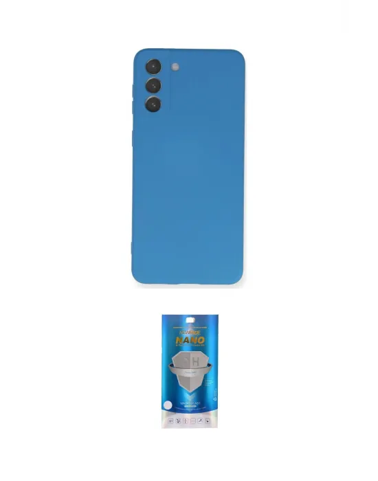 ieg™ Galaxy S21 Plus Kılıf Ahenk Serisi - Şeffaf Royal Nano Ekran Koruyucu