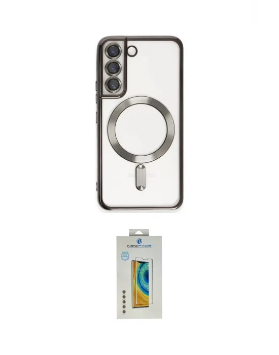 ieg™ Galaxy S22 Kılıf Nova Işık Özel Seri - Şeffaf Polymer Nano Ekran Koruyucu