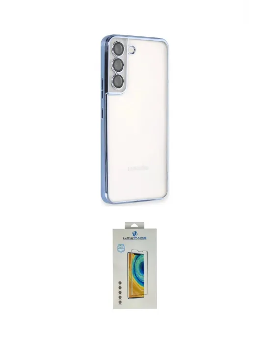 ieg™ Galaxy S22 Kılıf Vadi Minimal - Şeffaf Polymer Nano Ekran Koruyucu