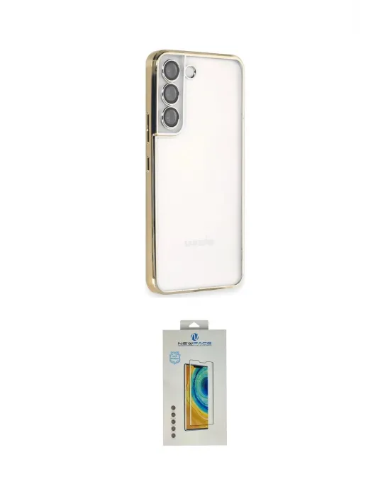 ieg™ Galaxy S22 Kılıf Vadi Minimal - Şeffaf Polymer Nano Ekran Koruyucu