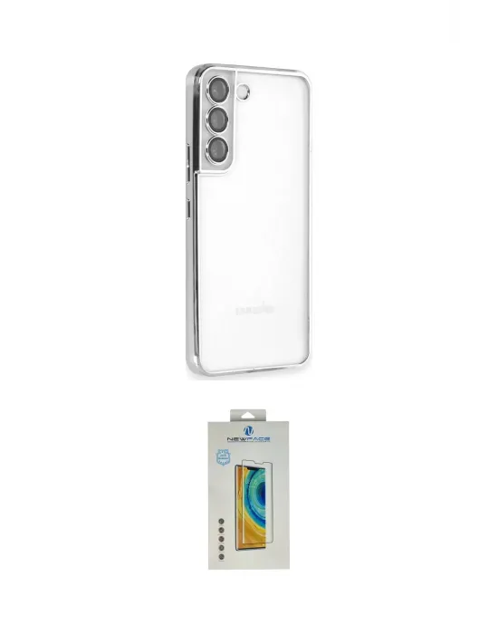 ieg™ Galaxy S22 Kılıf Vadi Minimal - Şeffaf Polymer Nano Ekran Koruyucu