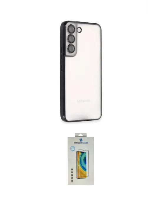 ieg™ Galaxy S22 Kılıf Vadi Minimal - Şeffaf Polymer Nano Ekran Koruyucu