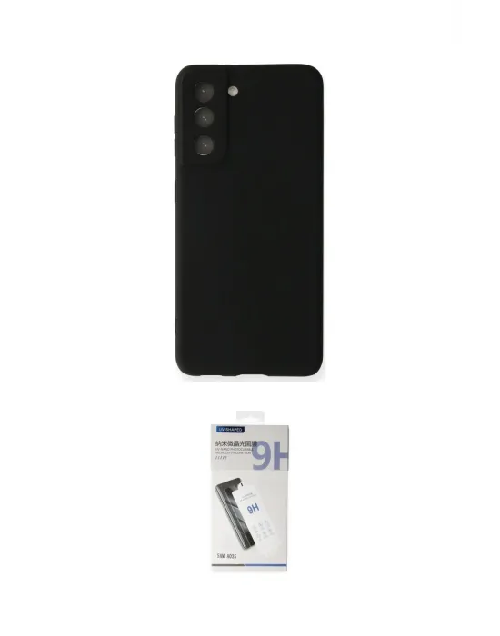 ieg™ Galaxy S22 Plus Kılıf Kozmos Yansıma Özel Seri - Şeffaf Uv Polymer Nano Ekran Koruyucu
