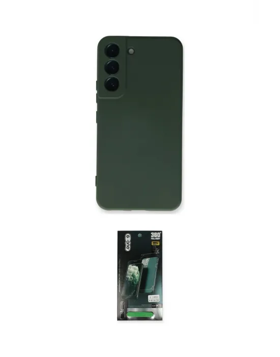 ieg™ Galaxy S23 Kılıf Ahenk Serisi - Şeffaf 360 Full Body Arka Koruyucu