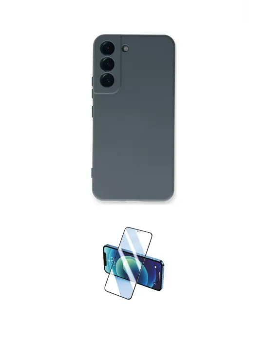 ieg™ Galaxy S23 Kılıf Ahenk Serisi - Siyah 3D Antistatik Seramik Nano Ekran Koruyucu