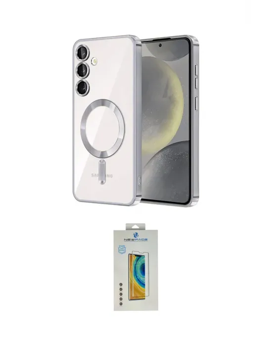 ieg™ Galaxy S23 Kılıf Nova Işık Özel Seri - Şeffaf Polymer Nano Ekran Koruyucu