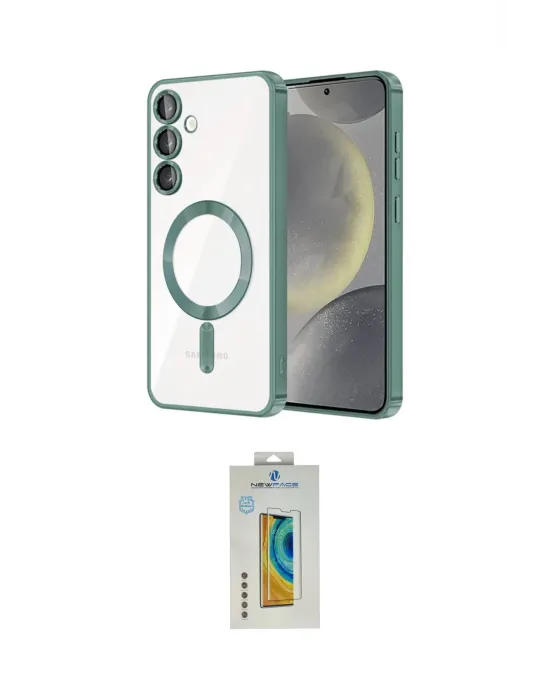 ieg™ Galaxy S23 Kılıf Nova Işık Özel Seri - Şeffaf Polymer Nano Ekran Koruyucu
