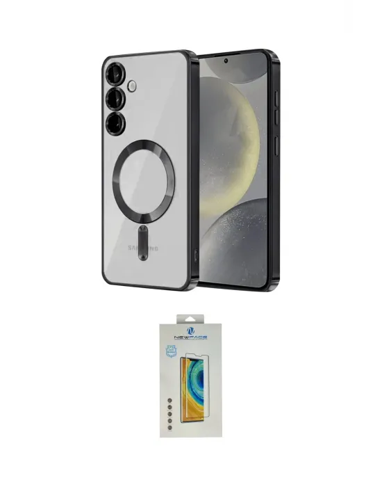 ieg™ Galaxy S23 Kılıf Nova Işık Özel Seri - Şeffaf Polymer Nano Ekran Koruyucu