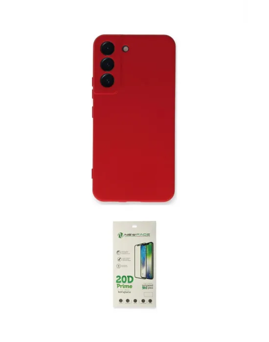 ieg™ Galaxy S23 Plus Kılıf Ahenk Serisi - Siyah 20D Premium Cam Ekran Koruyucu