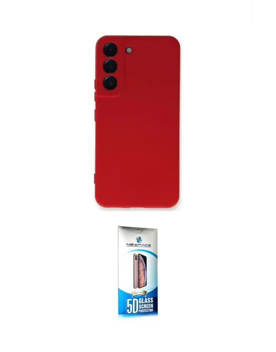 ieg™ Galaxy S23 Plus Kılıf Ahenk Serisi - Siyah 5D Eko Cam Ekran Koruyucu
