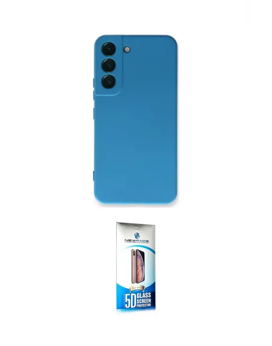 ieg™ Galaxy S23 Plus Kılıf Ahenk Serisi - Siyah 5D Eko Cam Ekran Koruyucu