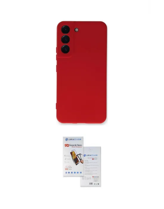 ieg™ Galaxy S23 Plus Kılıf Ahenk Serisi - Siyah Seramik Nano Ekran Koruyucu