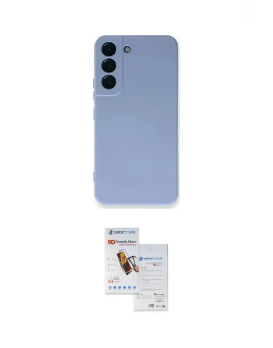 ieg™ Galaxy S23 Plus Kılıf Ahenk Serisi - Siyah Seramik Nano Ekran Koruyucu