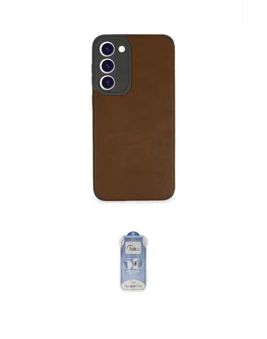 ieg™ Galaxy S23 Plus Kılıf Doruk Asil Koleksiyonu - Siyah Joko Magic 5D Cam