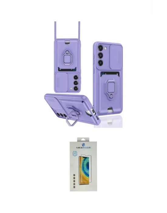ieg™ Galaxy S23 Plus Kılıf Vadi Form Prime - Şeffaf Polymer Nano Ekran Koruyucu