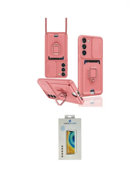 ieg™ Galaxy S23 Plus Kılıf Vadi Form Prime - Şeffaf Polymer Nano Ekran Koruyucu