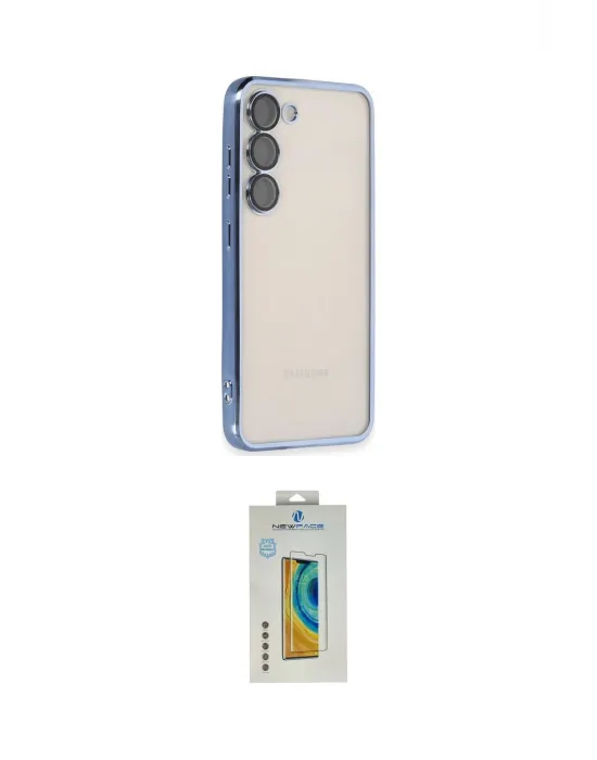 ieg™ Galaxy S23 Plus Kılıf Vadi Minimal - Şeffaf Polymer Nano Ekran Koruyucu