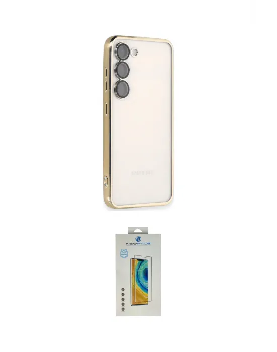 ieg™ Galaxy S23 Plus Kılıf Vadi Minimal - Şeffaf Polymer Nano Ekran Koruyucu