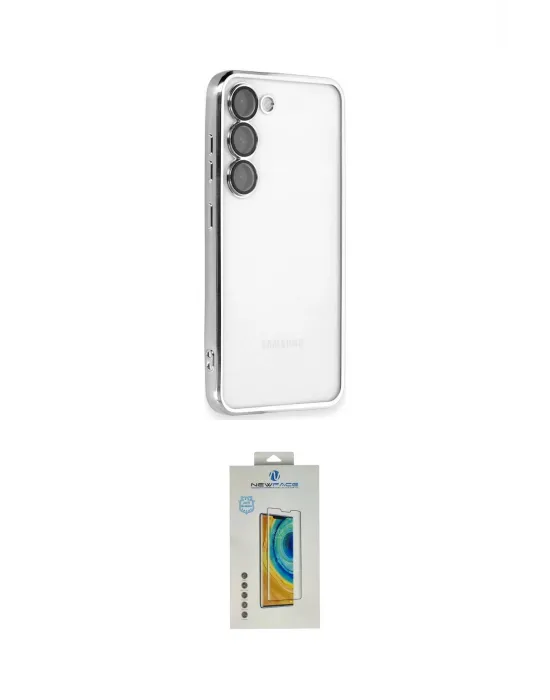 ieg™ Galaxy S23 Plus Kılıf Vadi Minimal - Şeffaf Polymer Nano Ekran Koruyucu