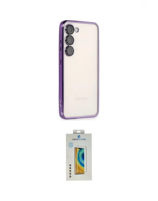 ieg™ Galaxy S23 Plus Kılıf Vadi Minimal - Şeffaf Polymer Nano Ekran Koruyucu