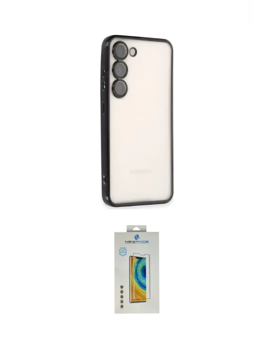 ieg™ Galaxy S23 Plus Kılıf Vadi Minimal - Şeffaf Polymer Nano Ekran Koruyucu