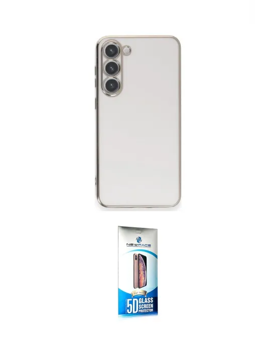 ieg™ Galaxy S23 Plus Kılıf Yankı Serisi - Siyah 5D Eko Cam Ekran Koruyucu