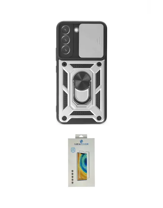 ieg™ Galaxy S24 Kılıf Ahenk Klasik - Siyah Polymer Nano Ekran Koruyucu