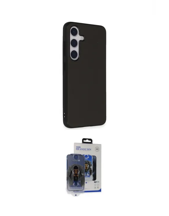 ieg™ Galaxy S24 Kılıf Akış Asil Koleksiyonu - Siyah Vanessa Magic Cam