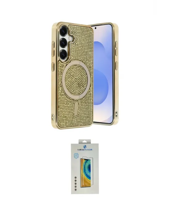 ieg™ Galaxy S24 Kılıf Eksen Çizgi - Siyah Polymer Nano Ekran Koruyucu