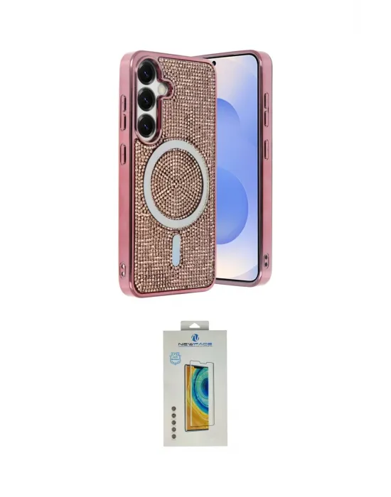 ieg™ Galaxy S24 Kılıf Eksen Çizgi - Siyah Polymer Nano Ekran Koruyucu