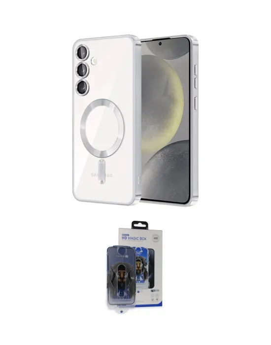 ieg™ Galaxy S24 Kılıf Nova Işık Özel Seri - Siyah Vanessa Magic Cam