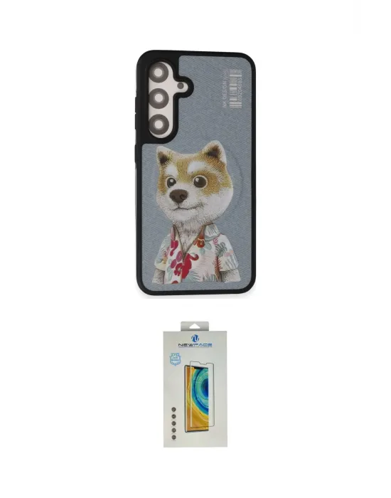 ieg™ Galaxy S24 Kılıf Siluet Modern Özel Seri - Siyah Polymer Nano Ekran Koruyucu