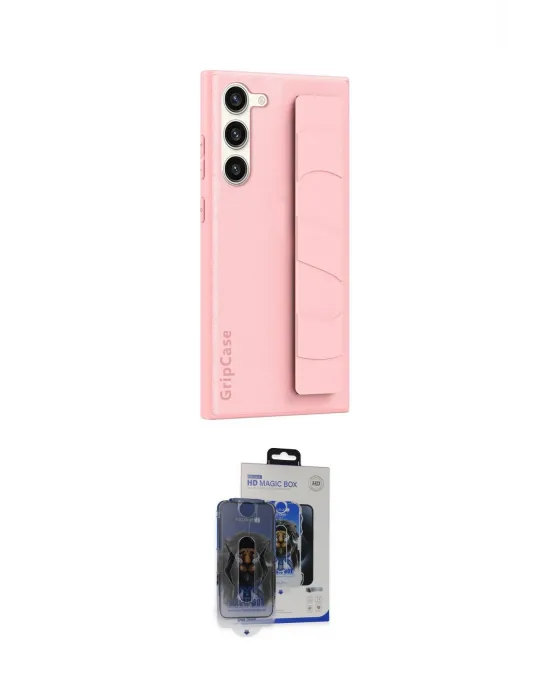 ieg™ Galaxy S24 Kılıf Vadi Asil Serisi - Siyah Vanessa Magic Cam