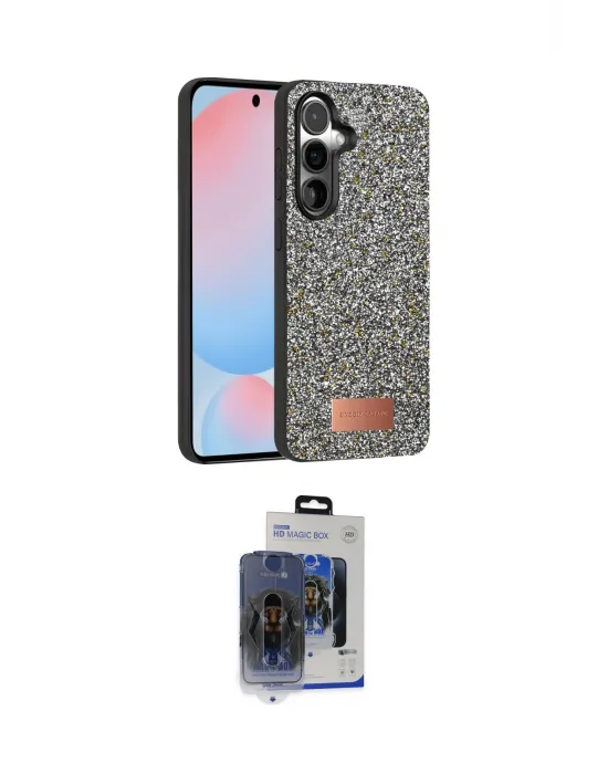 ieg™ Galaxy S24 Kılıf Vadi Klasik Serisi - Siyah Vanessa Magic Cam