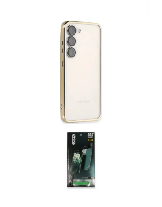ieg™ Galaxy S24 Kılıf Vadi Minimal - Şeffaf 360 Full Body Arka Koruyucu