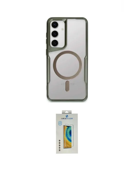 ieg™ Galaxy S24 Kılıf Yadigar Klasik Özel Seri - Siyah Polymer Nano Ekran Koruyucu