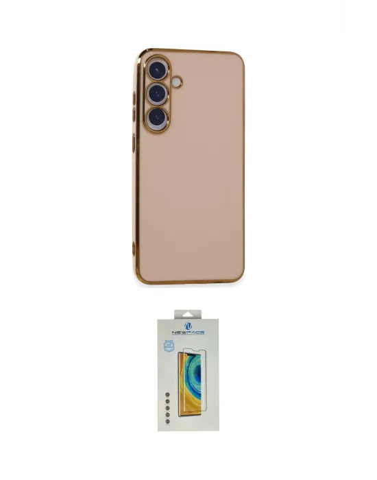 ieg™ Galaxy S24 Kılıf Yankı Serisi - Siyah Polymer Nano Ekran Koruyucu