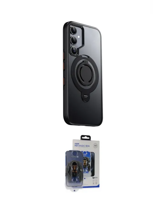 ieg™ Galaxy S24 Kılıf Zirve Çizgi Prime - Siyah Vanessa Magic Cam