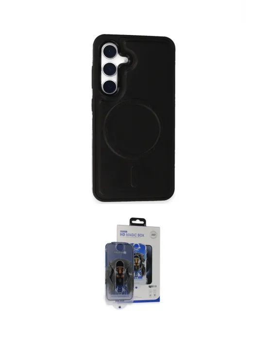 ieg™ Galaxy S24 Kılıf Zirve Işık Serisi - Siyah Vanessa Magic Cam
